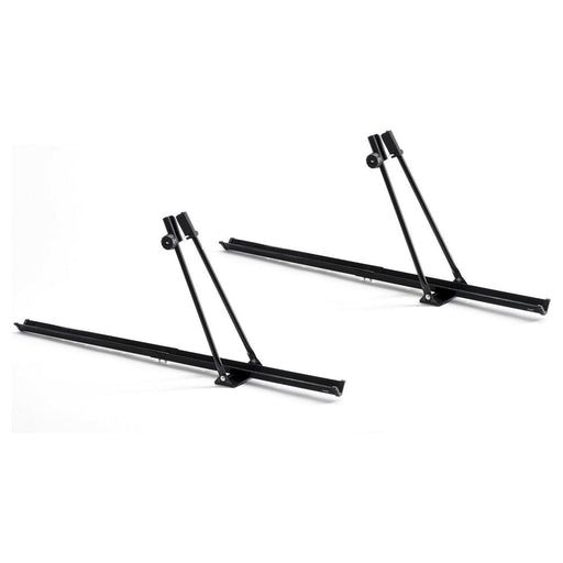 2x Car Roof Mounted Rack Bar Mounted Bike Cycle Carrier Upright Bike Carrier UKB4C  - Dynamic Drive