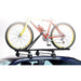 2x Car Roof Mounted Rack Bar Mounted Bike Cycle Carrier Upright Bike Carrier - UK Camping And Leisure