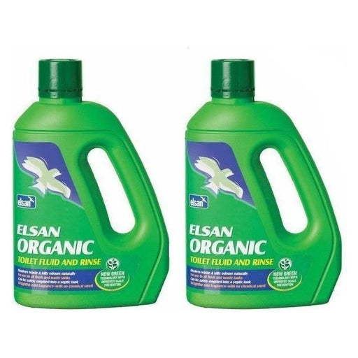 2x Elsan Organic Toilet Fluid 2L Elsan  - Dynamic Drive