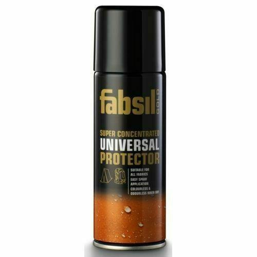 2x Fabsil Gold Waterproofer 200ml Aerosol Spray On Fabric Waterproofing - UK Camping And Leisure