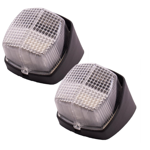 2x Hella White Clear Front Marker Position Lamps Lights Hobbycar Hymer Motorhome - UK Camping And Leisure