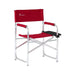 2x Isabella Directors Chair Red Side Table Caravan Garden Camping Isabella  - Dynamic Drive