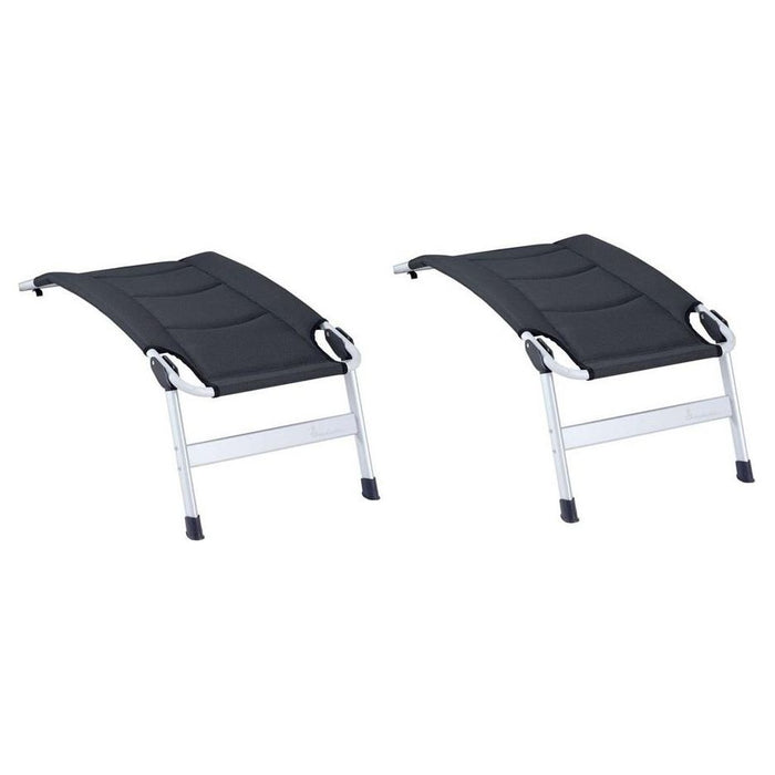 2x Isabella Footrest Dark Grey for Thor Loke Odin and Beach Chair - UK Camping And Leisure