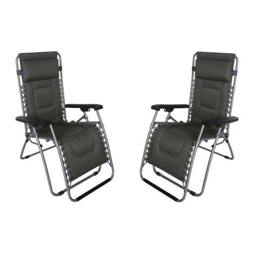 2x Royal Ambassador Relaxer Chair with Head Rest Royal  - Dynamic Drive