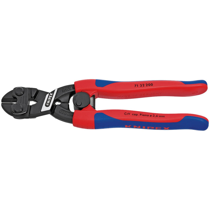 Draper Knipex Cobolt 71 32 200SB Compact Bolt Cutters with Sprung Handle, 200mm Draper  - Dynamic Drive