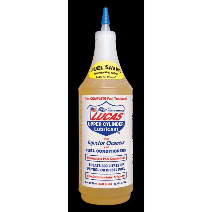 Lucas Oil Fuel Treatment Upper Cylinder Lubricant Injector Cleaner 1 Litre 10003 Lucas  - Dynamic Drive