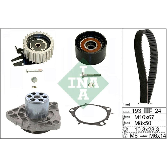 Ina Timing Belt Kit With Water Pump 530056130 Ina  - Dynamic Drive