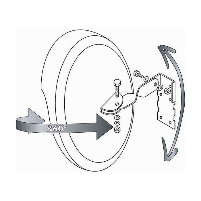 Maypole Driveway Mirror - Convex Glass