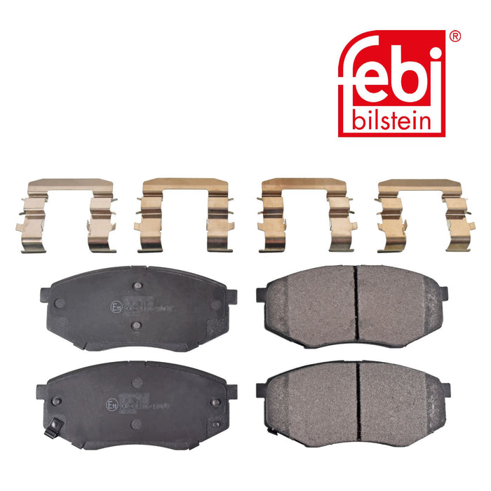 Genuine FEBI Front Brake Discs & Pads Set Vented for Hyundai ix20 Febi Bilstein  - Dynamic Drive