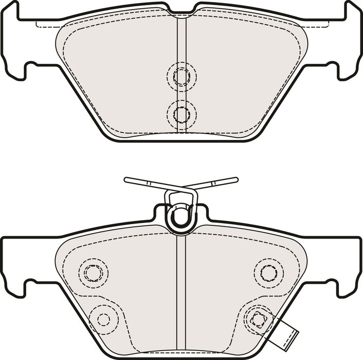 Apec Brake Pads Rear Fits Subaru Levorg Outback