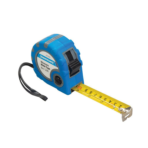 Silverline Measure Mate Tape 8m / 26ft x 25mm Silverline  - Dynamic Drive