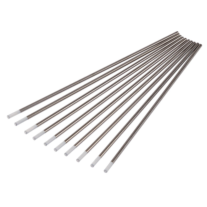 Draper Zirconiated Tungsten Electrodes, 2.4 x 150mm (Pack of 10) 15933 Draper  - Dynamic Drive