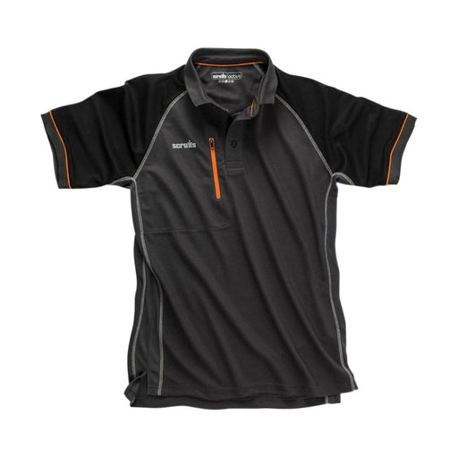 Scruffs Trade Active Polo Graphite L Scruffs  - Dynamic Drive