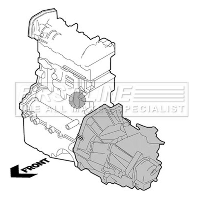 Genuine First Line Engine Mounting (Rear) fits VW Golf Plus TDiTDi BlueMotion 1.