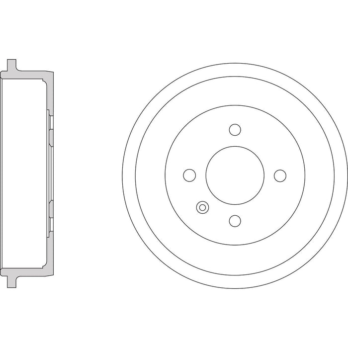 Apec Brake Drum Rear Fits Mg Mg3