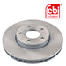 Genuine FEBI Front Brake Discs & Pads Set Vented for Volvo V40 Febi Bilstein  - Dynamic Drive