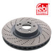 Genuine FEBI Front Brake Discs & Pads Set Perforated for Mercedes-Benz SLC Febi Bilstein  - Dynamic Drive