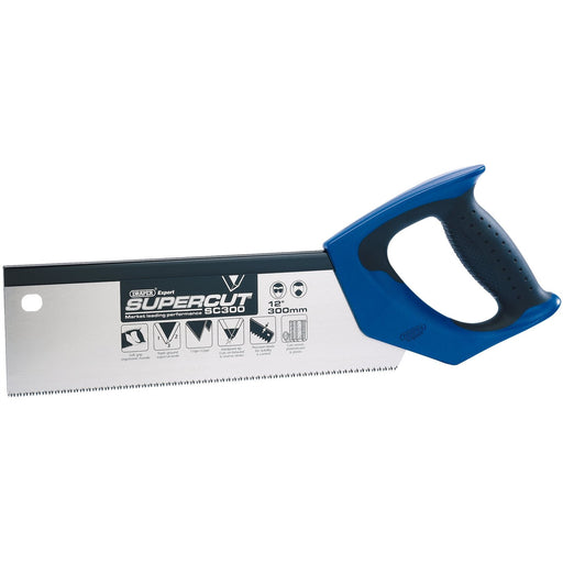 Draper Supercut Soft Grip Hardpoint Tenon Saw, 300mm/12", 11tpi/12ppi Draper  - Dynamic Drive