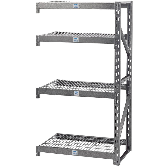 Draper Expert Heavy Duty Steel 4 Shelving Extension Unit, 1040 x 610 x 1830mm Draper  - Dynamic Drive