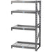 Draper Expert Heavy Duty Steel 4 Shelving Extension Unit, 1040 x 610 x 1830mm Draper  - Dynamic Drive