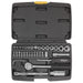 Sealey Socket Set 37pc 1/4" & 3/8"Sq Drive 6pt Metric S0725 Siegen by Sealey  - Dynamic Drive