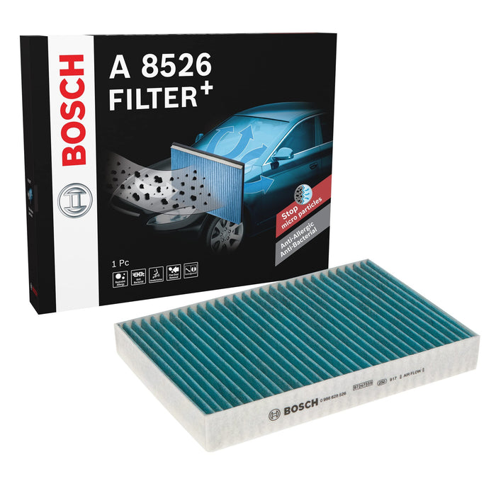 Genuine Bosch Car Cabin Filter Plus A8526 fits Renault Clio - 1.2 - 00-13 098662