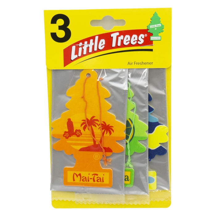 3 X Magic Tree Little Trees Car Air Freshener Cocktail Mix Little tree  - Dynamic Drive