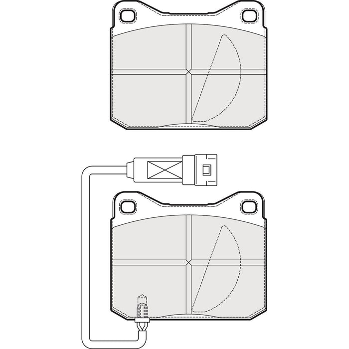 Apec Brake Pads Front Fits Bentley Azure Brooklands Continental Turbo