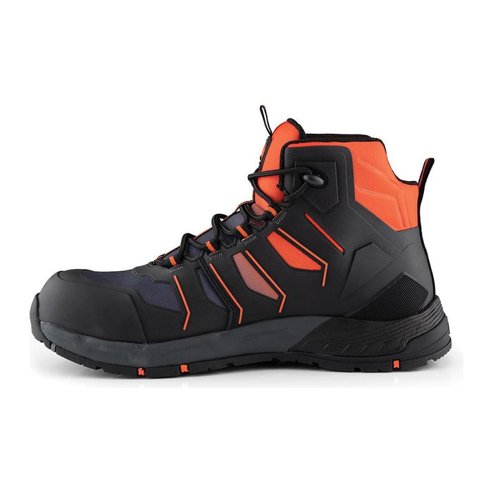 Scruffs Glide Safety Boot Black / Orange Size 7 / 41 Scruffs  - Dynamic Drive