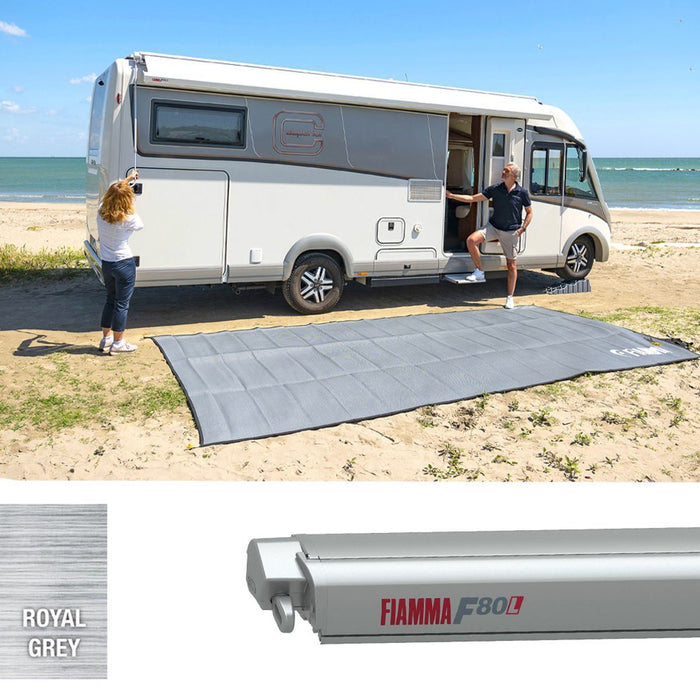 Fiamma F80L 600 Awning Titanium Royal Grey