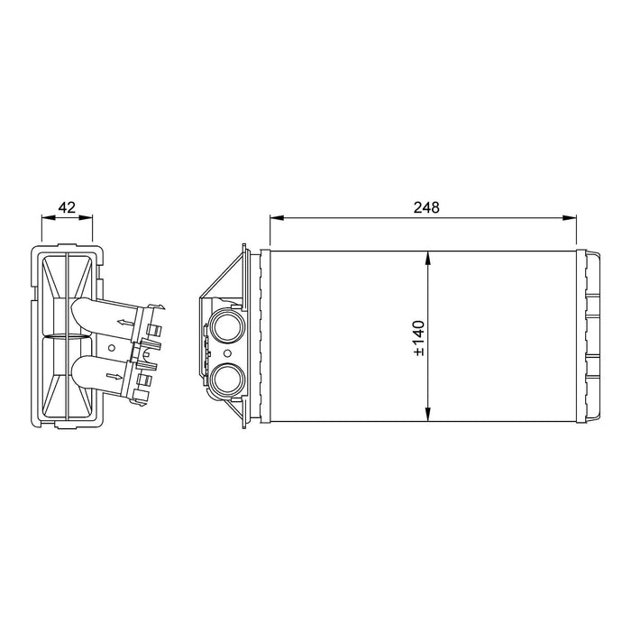 NRF Heater Radiator 53561