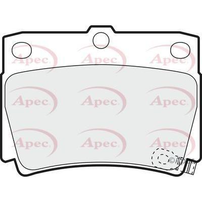 Apec Brake Pads Rear Fits Mitsubishi Challenger Pajero Sport Shogun