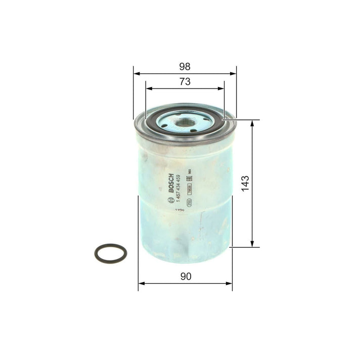 Genuine Bosch Car Fuel Filter N4459 fits Mitsubishi Shogun DiD - 3.2 - 01-07 145