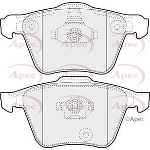 Apec Brake Pads Front Fits Volvo Xc90