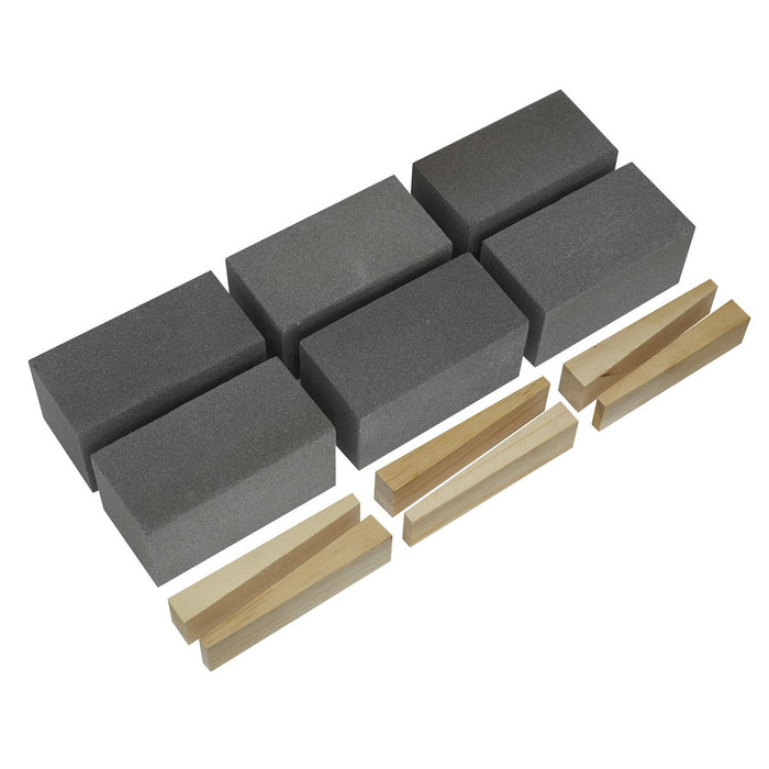 Sealey Floor Grinding Block 50 x 50 x 100mm 120Grit Pack of 6 FGB120