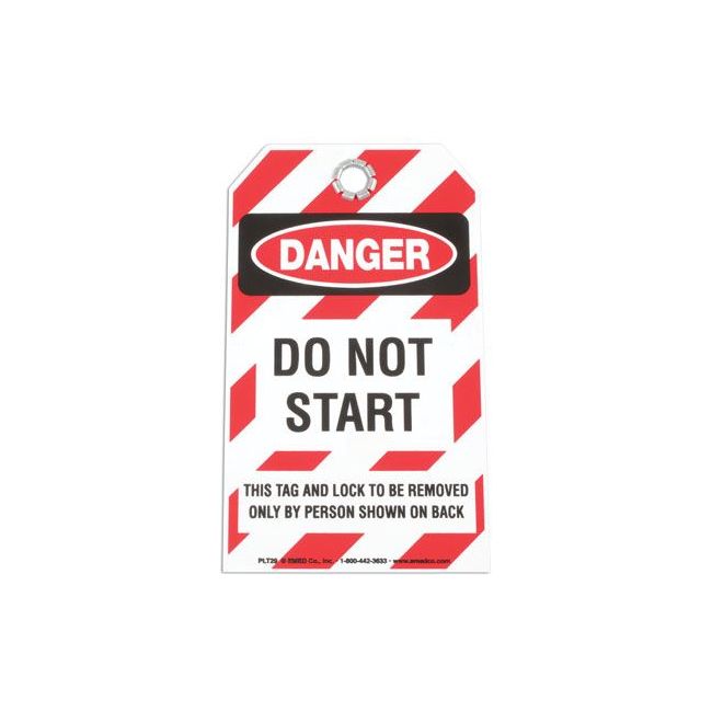 Laser Safety Tag - DO NOT START 6675 Laser Tools  - Dynamic Drive