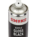 2x Simoniz Large Gloss Black Acrylic Aerosol Auto Car Spray Paint 500ml SIMP15D Simoniz  - Dynamic Drive