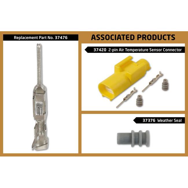 Connect Non-Insulated Male Terminals 100pc 37476 Tool Connection  - Dynamic Drive