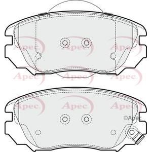 Apec Brake Pads Front Fits Opel Insignia Saab 9-5 Vauxhall