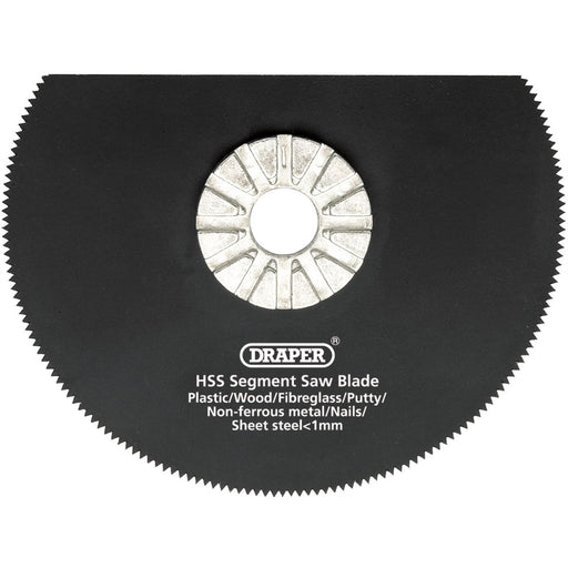 Draper HSS Segment Saw Blade, 88mm Diameter, 18tpi 26072 Draper  - Dynamic Drive