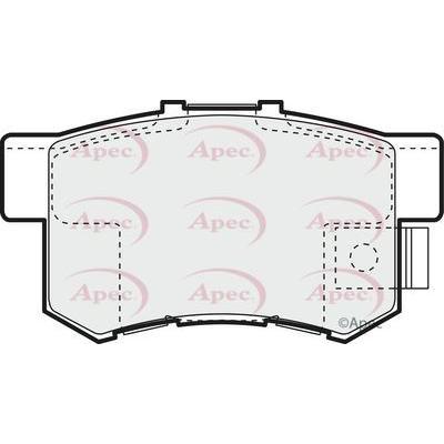 Apec Brake Pads Rear Fits Honda Accord Cr-V Element Fr-V Jazz Legend Od