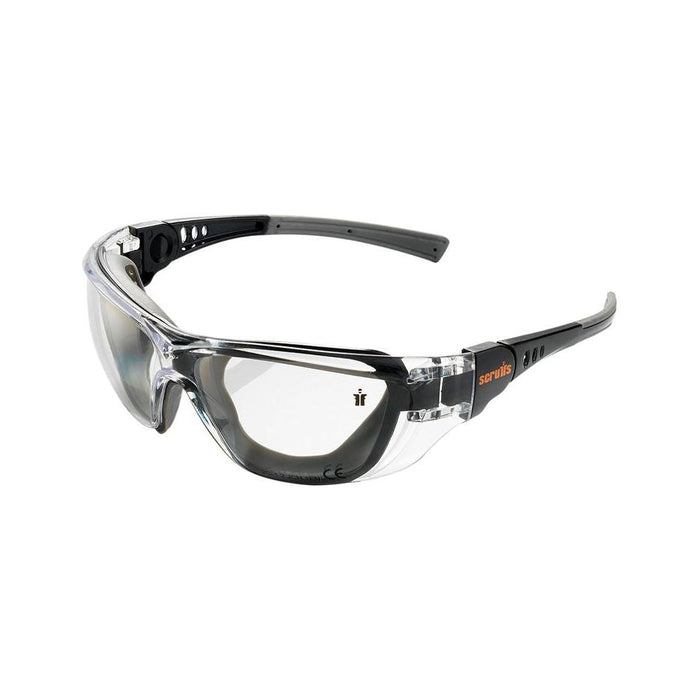 Scruffs Falcon Safety Glasses Black Scruffs  - Dynamic Drive