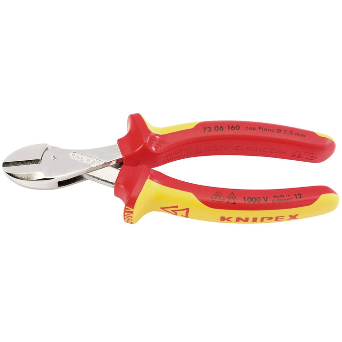 Draper Knipex 73 06 160SB VDE ' x CUT' High Leverage Diagonal Side Cutters 25885