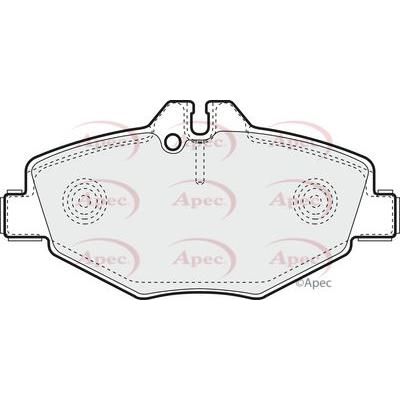 Apec Brake Pads Front Fits Mercedes E Class