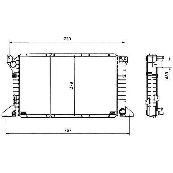 NRF Radiator 517373