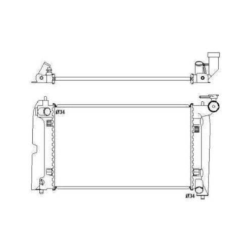 NRF Radiator 53397 NRF  - Dynamic Drive