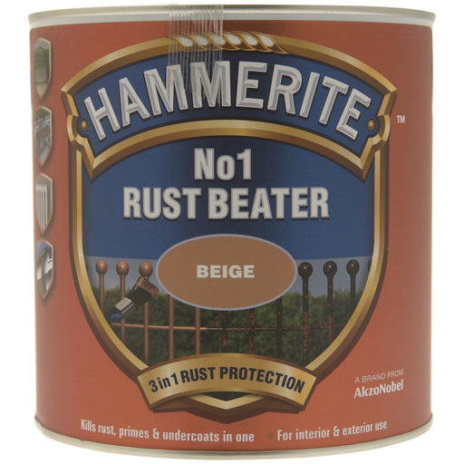 Hammerite No.1 Rust Beater - Beige 2.5 Litre Hammerite  - Dynamic Drive