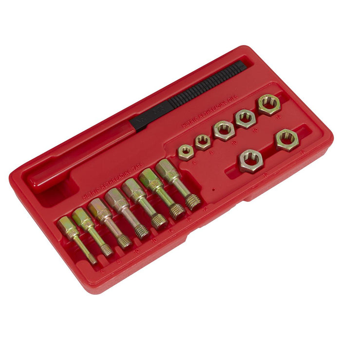 RE-THREADER KIT 15PC METRIC Sealey  - Dynamic Drive