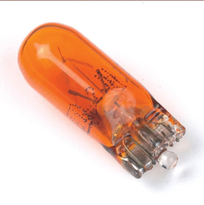 2 x NAPA 501 W5W Amber Orange 12V 5W Capless Side Indicator Repeater Car Bulbs Napa  - Dynamic Drive