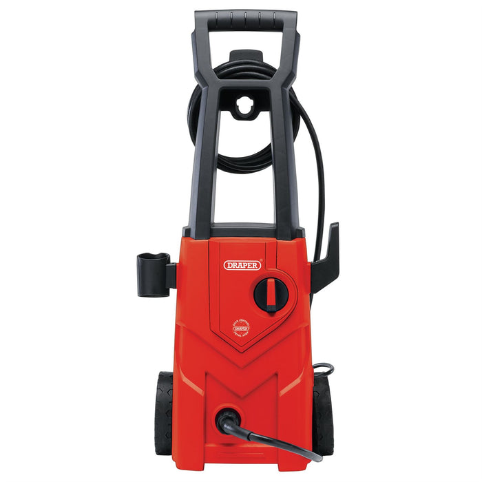 Draper 230V Pressure Washer, 1,600W, 135Bar, Red 00786